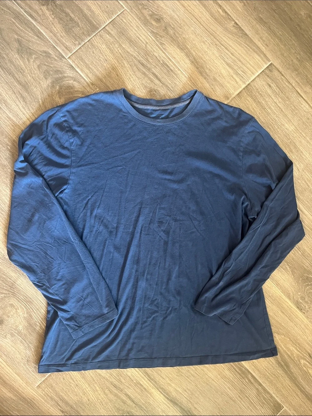 Banana Republic Long-Sleeve Crewneck Shirt - Navy